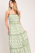 DAINTY FLORA WOVEN MAXI DRESS Flying Tomato
