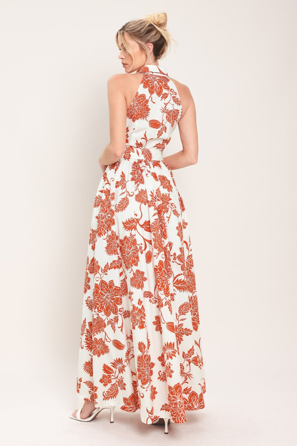 PORTOFINO SUN WOVEN MAXI DRESS Flying Tomato