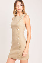 ELEGANT TOUCH WOVEN MINI DRESS Flying Tomato