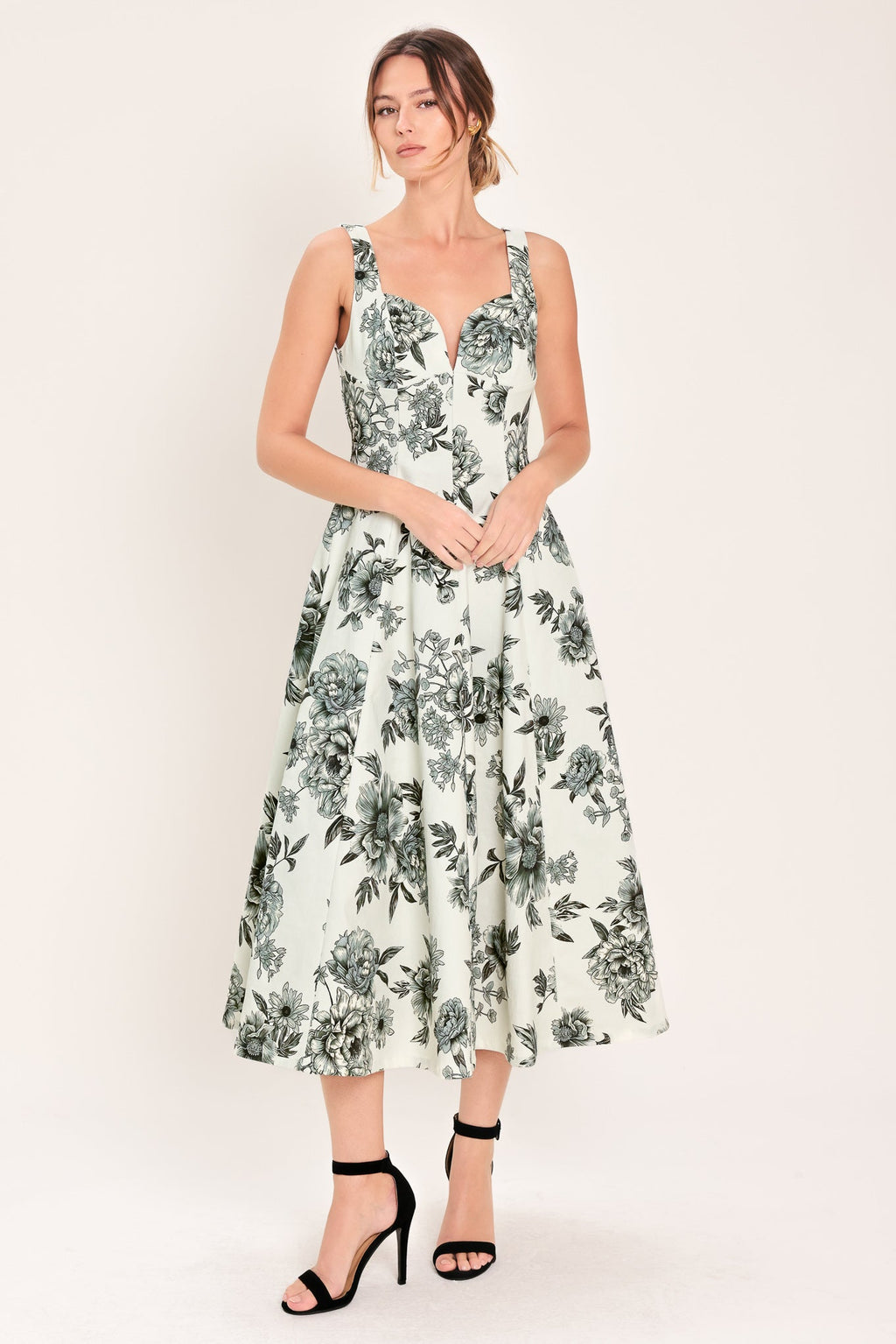 FOREVER YOUNG WOVEN MIDI DRESS Flying Tomato