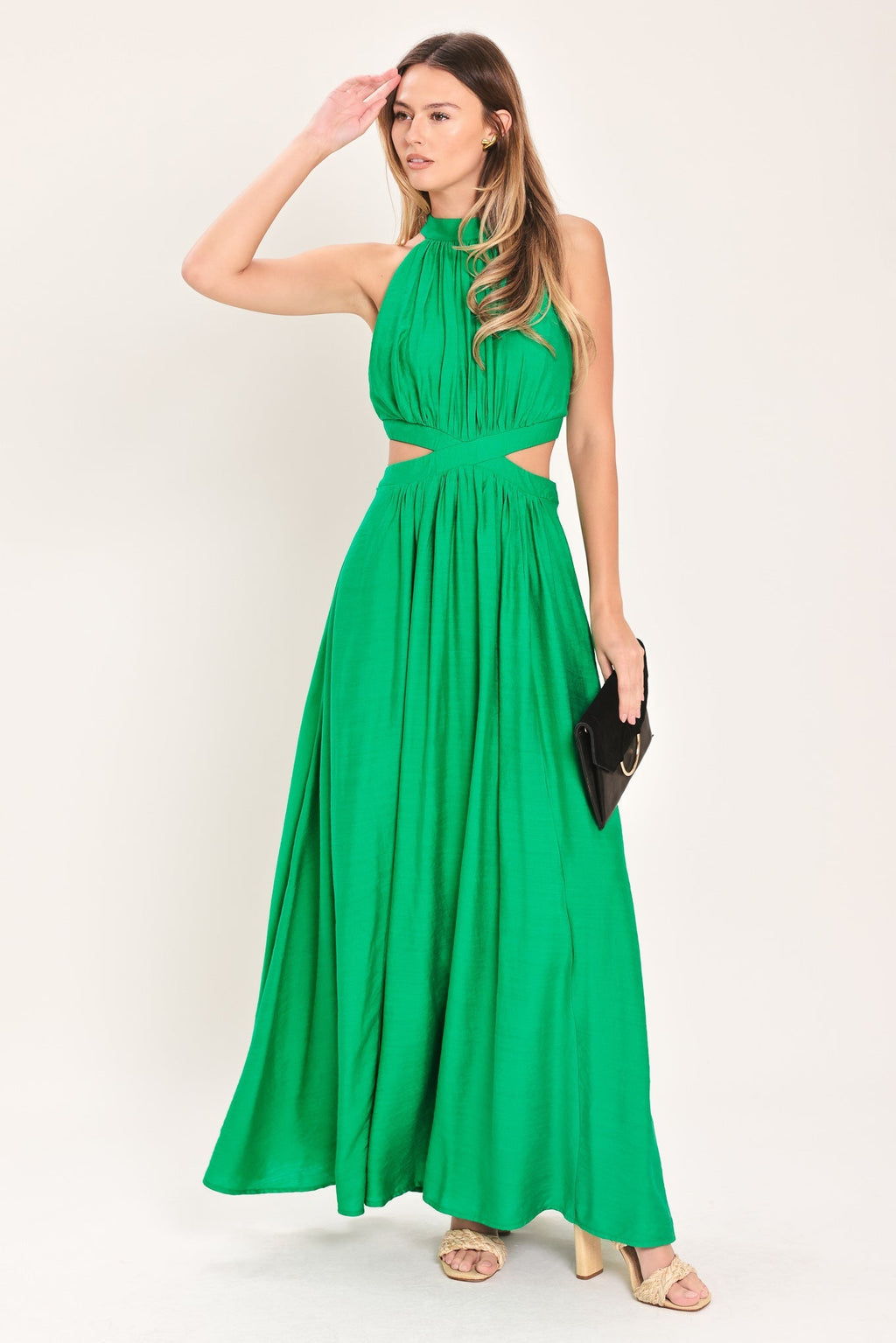 HOT GIRL WOVEN MAXI DRESS Flying Tomato