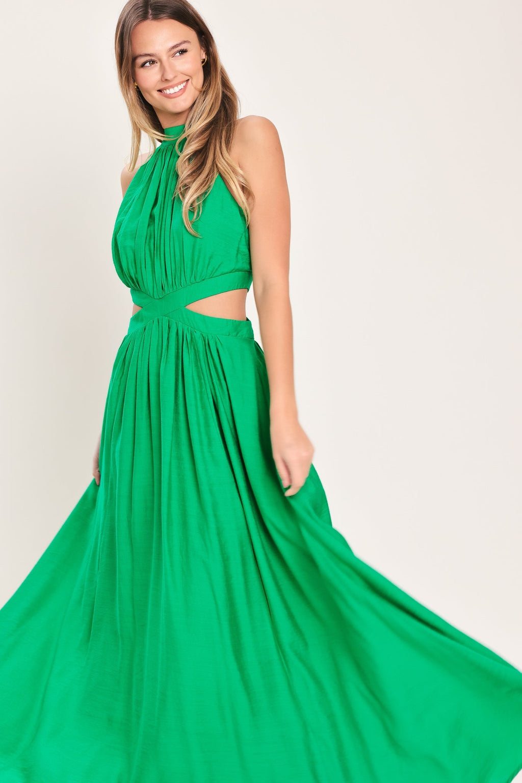 HOT GIRL WOVEN MAXI DRESS Flying Tomato