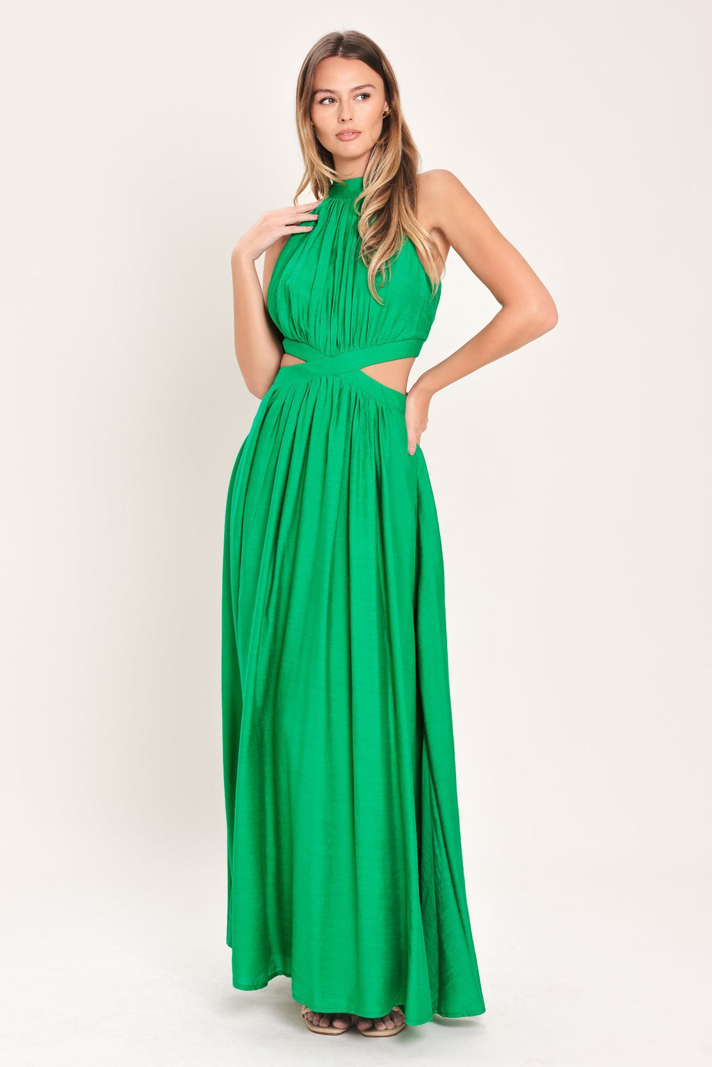 HOT GIRL WOVEN MAXI DRESS Flying Tomato