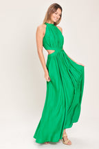 HOT GIRL WOVEN MAXI DRESS Flying Tomato