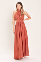HOT GIRL WOVEN MAXI DRESS Flying Tomato