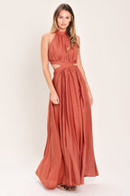 HOT GIRL WOVEN MAXI DRESS Flying Tomato