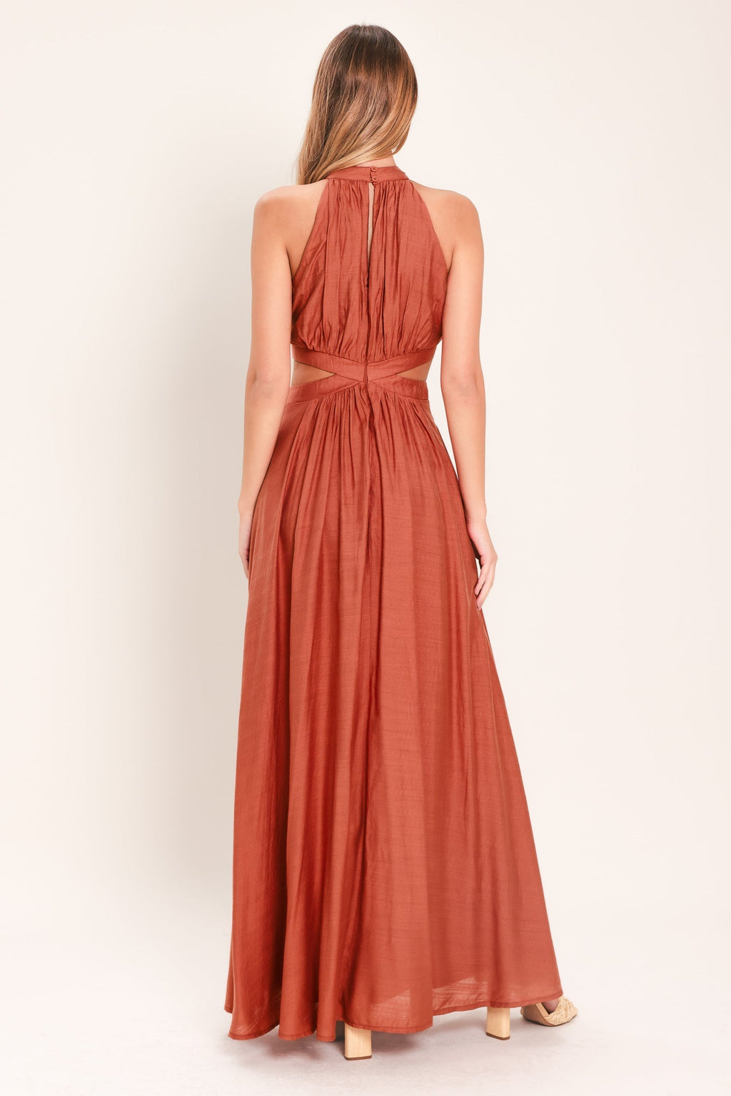 HOT GIRL WOVEN MAXI DRESS Flying Tomato