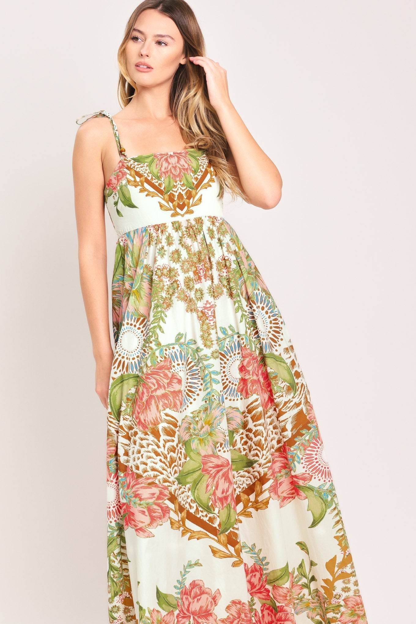 SUMMER OASIS WOVEN ANKLE DRESS Flying Tomato