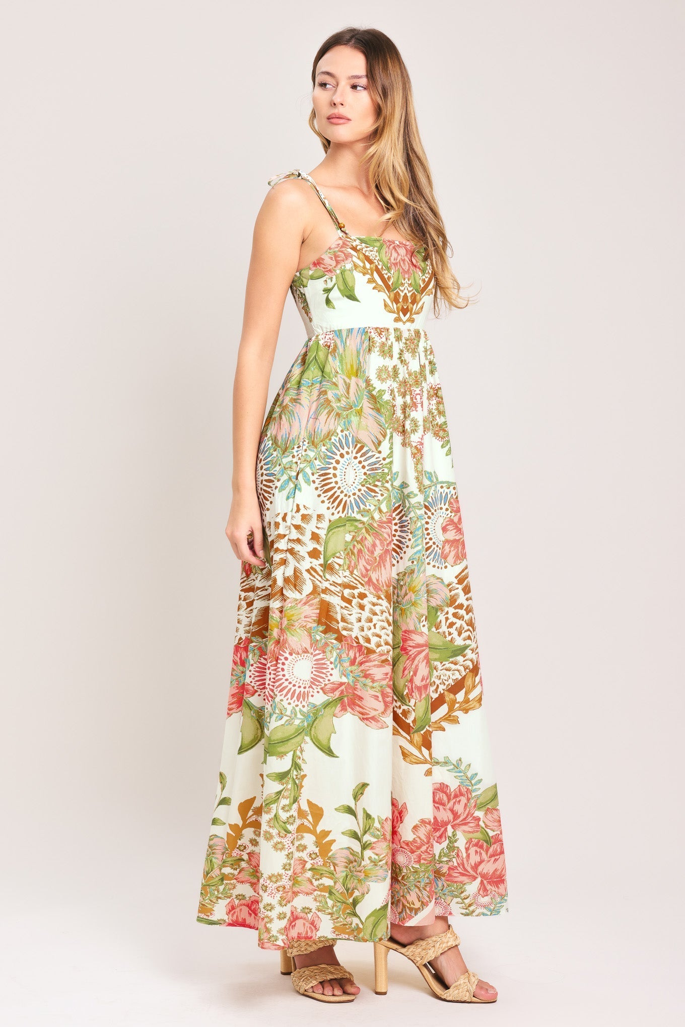 SUMMER OASIS WOVEN ANKLE DRESS Flying Tomato