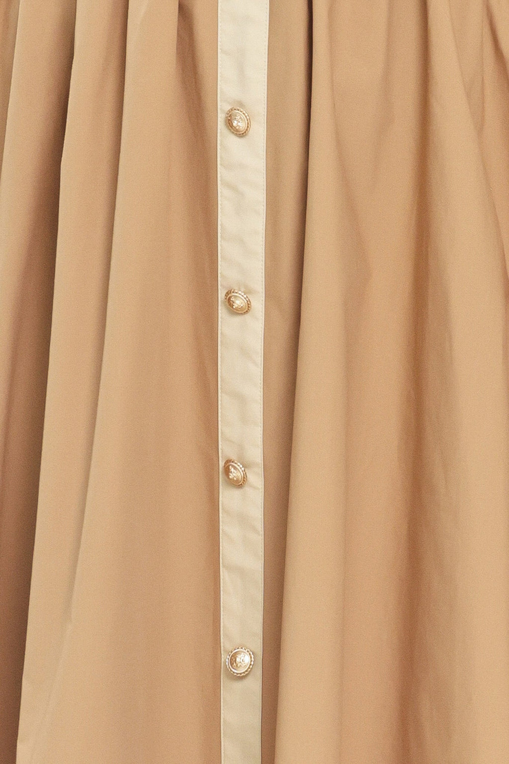 SANDSTONE SWEETHEART WOVEN MIDI DRESS