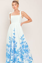 CLOUD BLOSSOM WOVEN MAXI DRESS Flying Tomato
