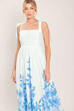 CLOUD BLOSSOM WOVEN MAXI DRESS Flying Tomato