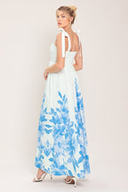CLOUD BLOSSOM WOVEN MAXI DRESS Flying Tomato