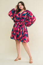 BOSTON GET AWAY WOVEN MINI DRESS Flying Tomato
