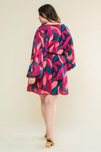 BOSTON GET AWAY WOVEN MINI DRESS Flying Tomato