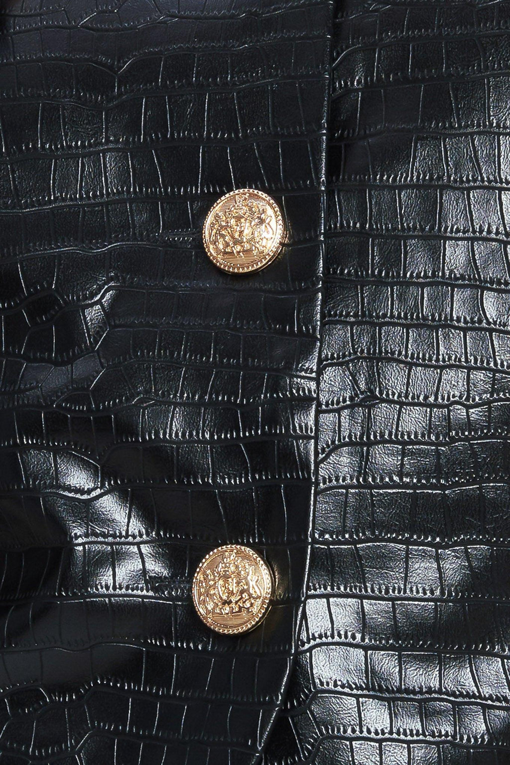 AT THE START FAUX LEATHER BOLERO JACKET Flying Tomato
