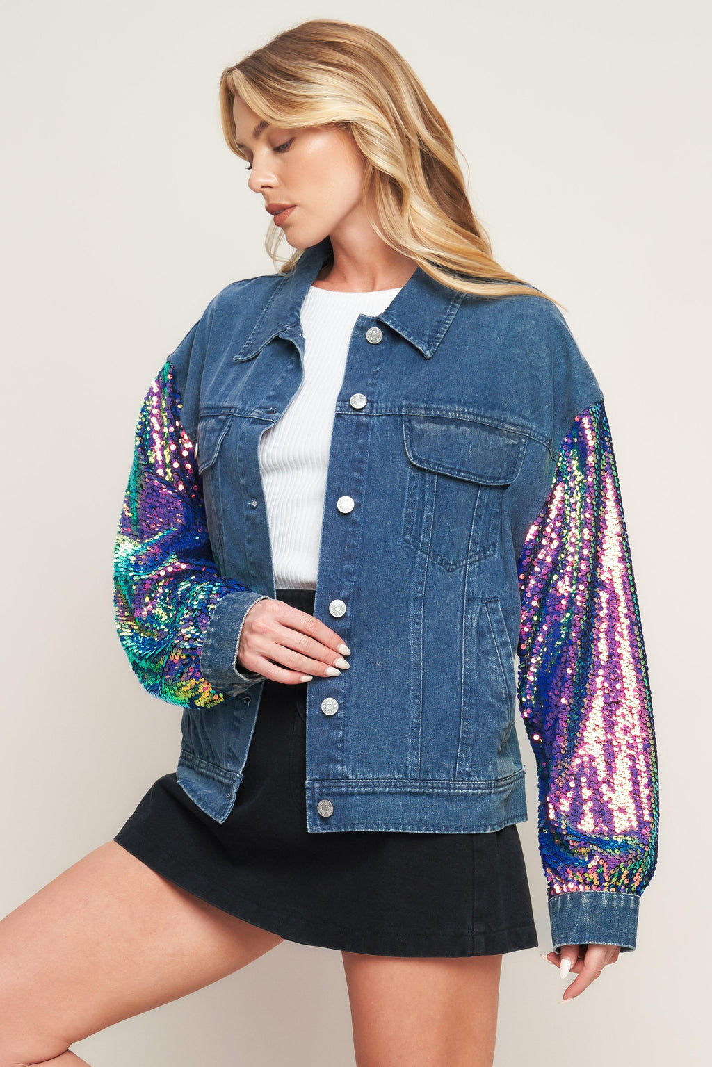 WALKING THE WALK DENIM JACKET Flying Tomato