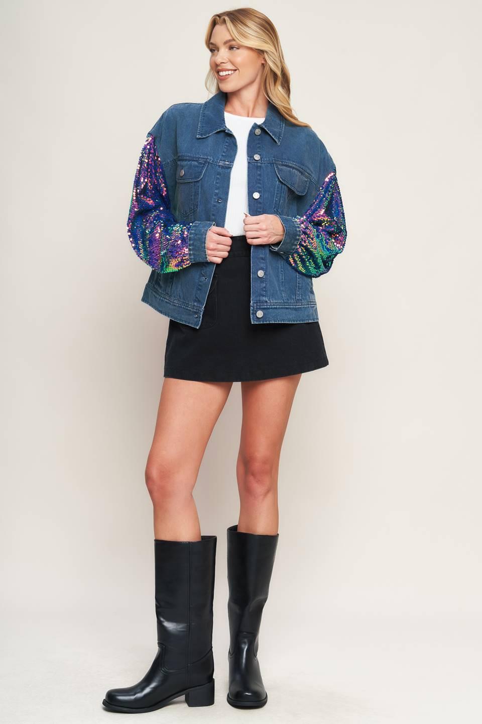 WALKING THE WALK DENIM JACKET Flying Tomato