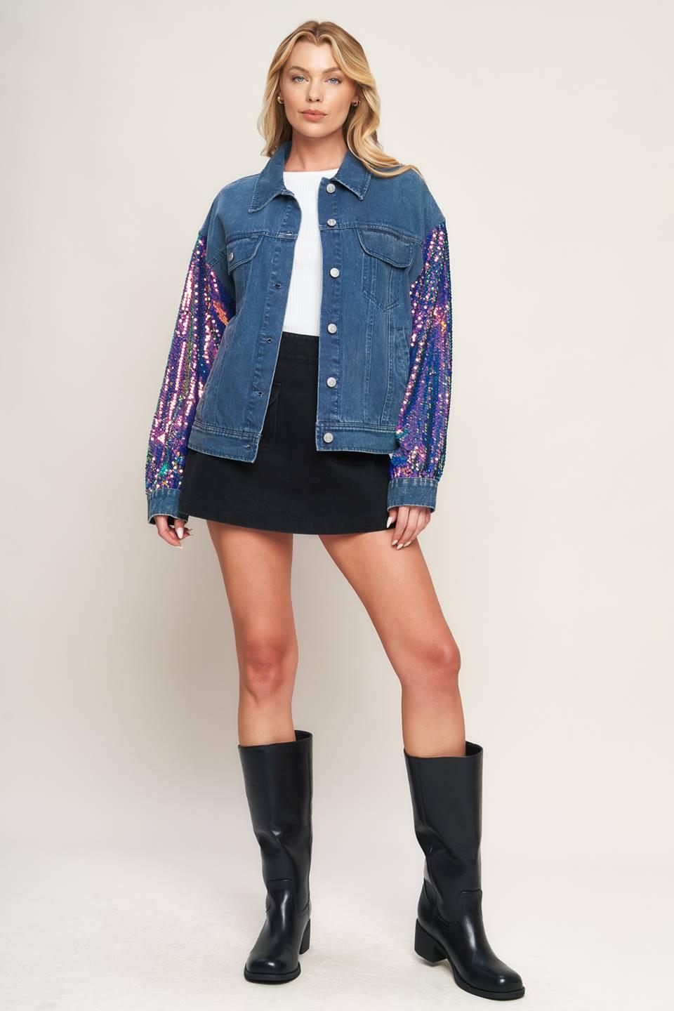 WALKING THE WALK DENIM JACKET Flying Tomato