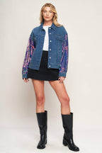 WALKING THE WALK DENIM JACKET Flying Tomato