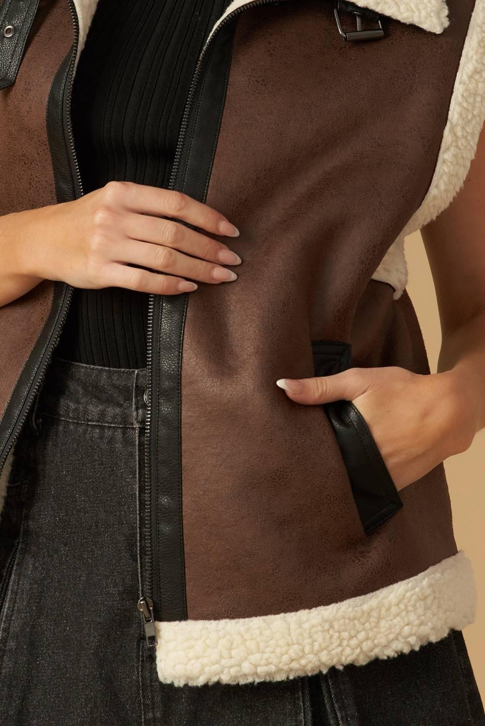 IN ANOTHER LIFE LEATHER VEST Flying Tomato