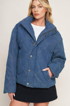 FOR GOOD QUILTED DENIM JACKET Flying Tomato