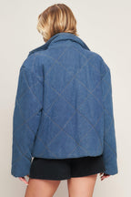 FOR GOOD QUILTED DENIM JACKET Flying Tomato