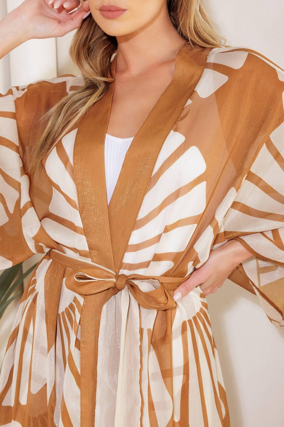 AWAITING LOVE WOVEN KIMONO COVER UP AND PANT SET Flying Tomato