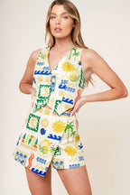 BON VOYAGE WOVEN VEST Flying Tomato