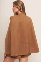 DESERT FLOWER FAUX SUEDE TOP Flying Tomato