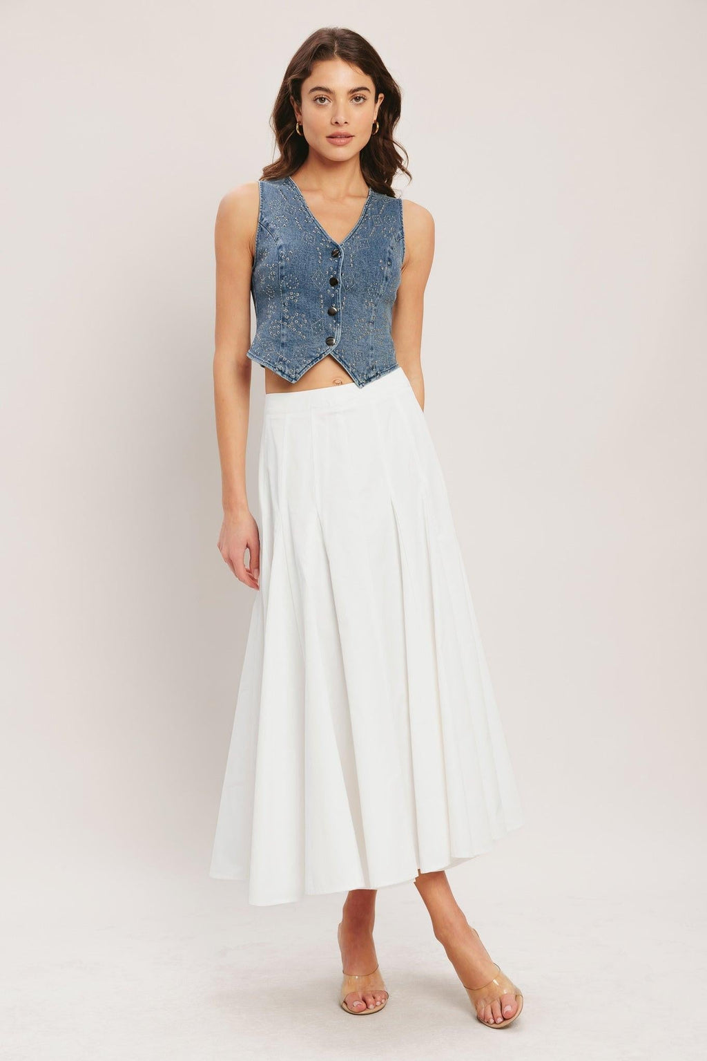 EURO SUMMER DENIM VEST Flying Tomato