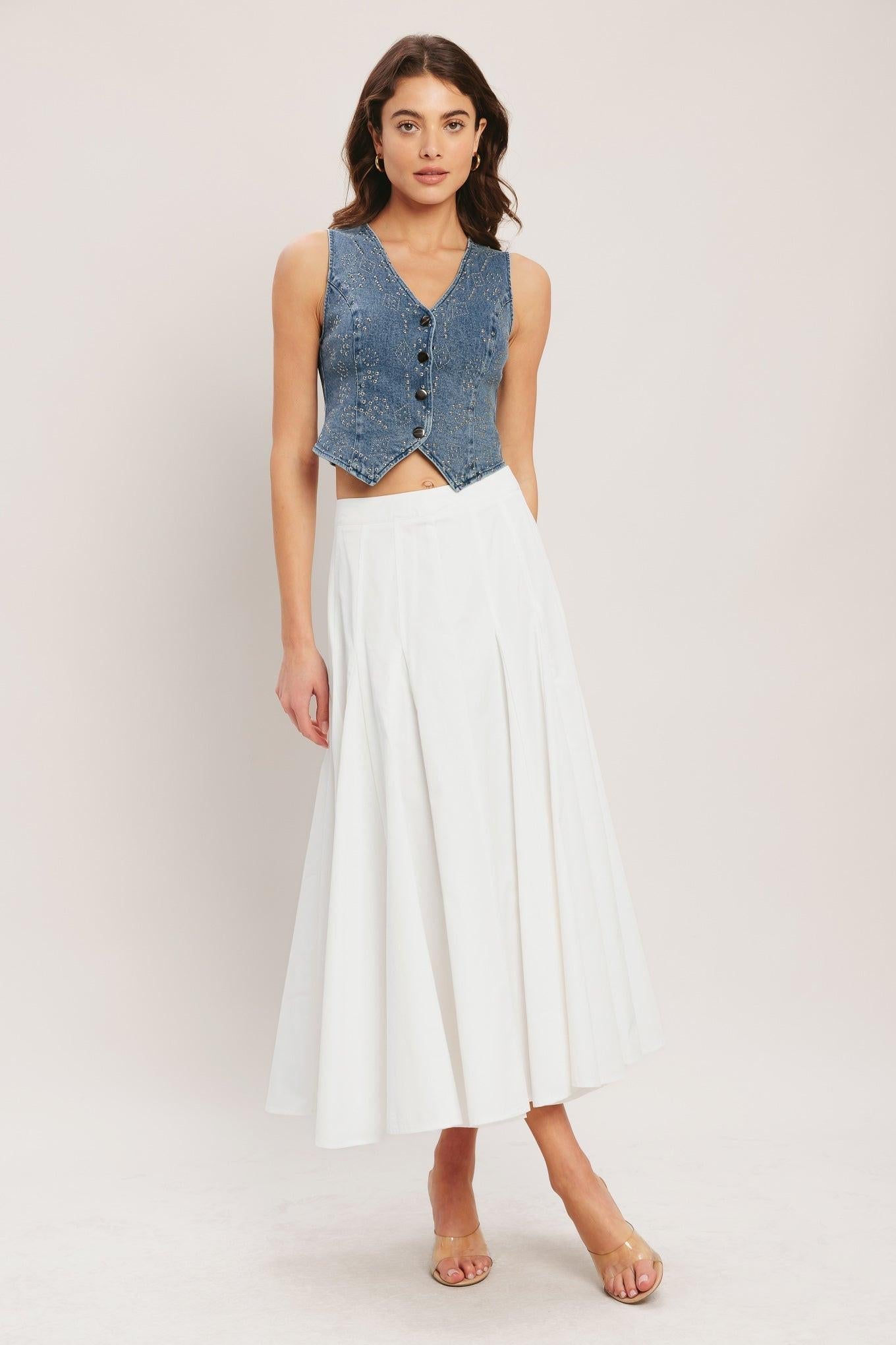 EURO SUMMER DENIM VEST Flying Tomato