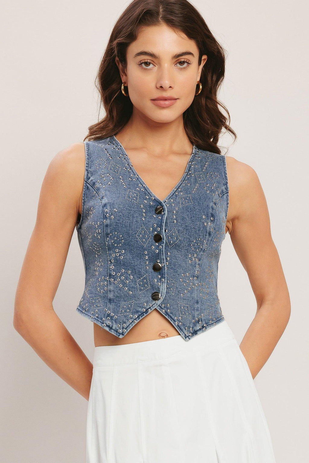 EURO SUMMER DENIM VEST Flying Tomato