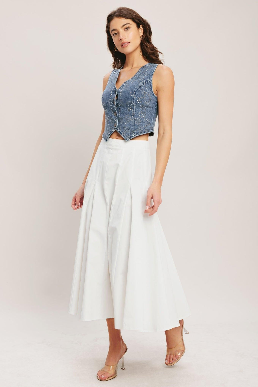 EURO SUMMER DENIM VEST Flying Tomato