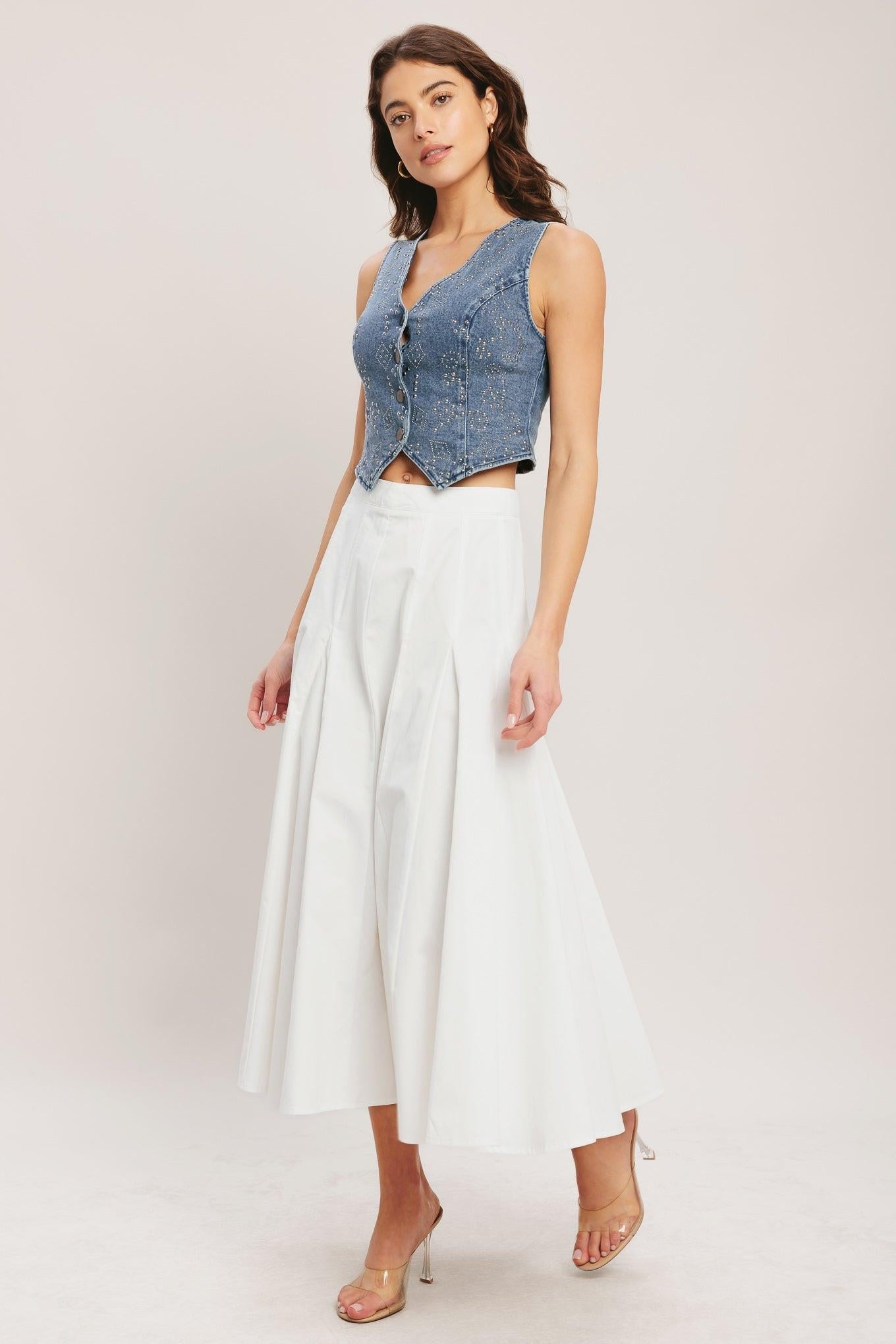 EURO SUMMER DENIM VEST Flying Tomato