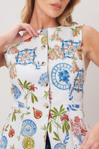 SUMMER ATELIER WOVEN VEST Flying Tomato