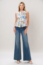 SUMMER ATELIER WOVEN VEST Flying Tomato
