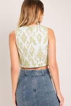 EVERYDAY CHIC WOVEN VEST Flying Tomato