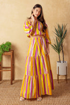 LIGHT UP MY LIFE POPLIN MAXI SKIRT Flying Tomato