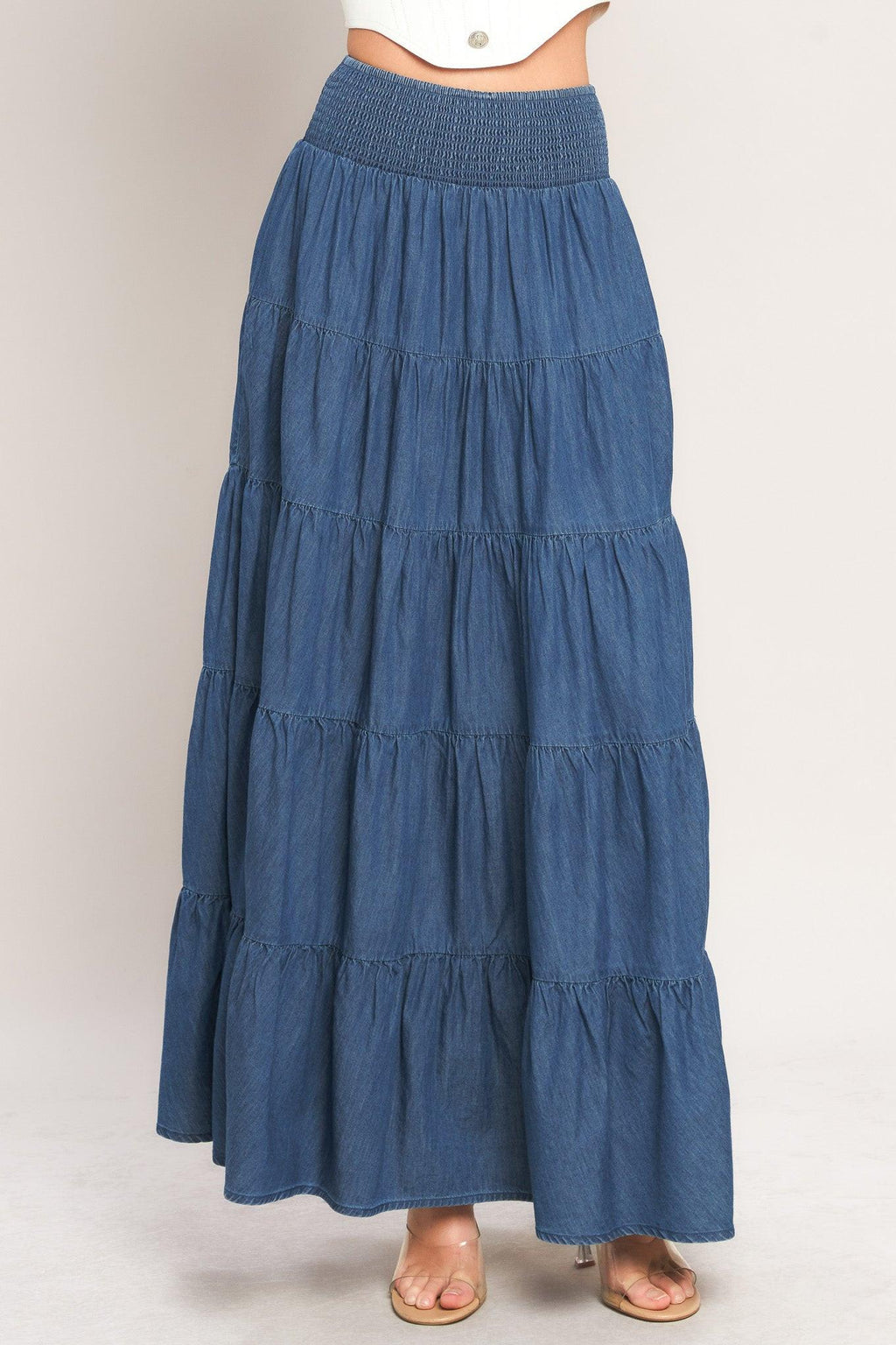 SUMMER SIMPLICITY LIGHTWEIGHT MAXI SKIRT Flying Tomato