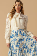 STARS IN MY HEART WOVEN MIDI SKIRT Flying Tomato
