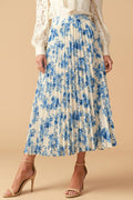 STARS IN MY HEART WOVEN MIDI SKIRT Flying Tomato