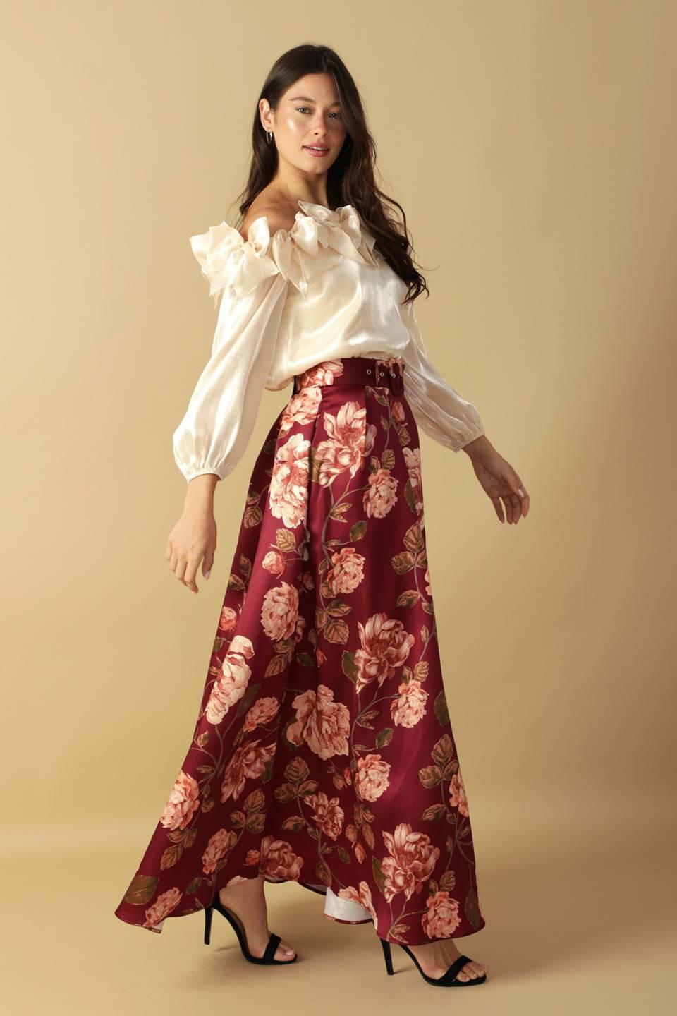 CRUISE CONTROL WOVEN MAXI SKIRT Flying Tomato