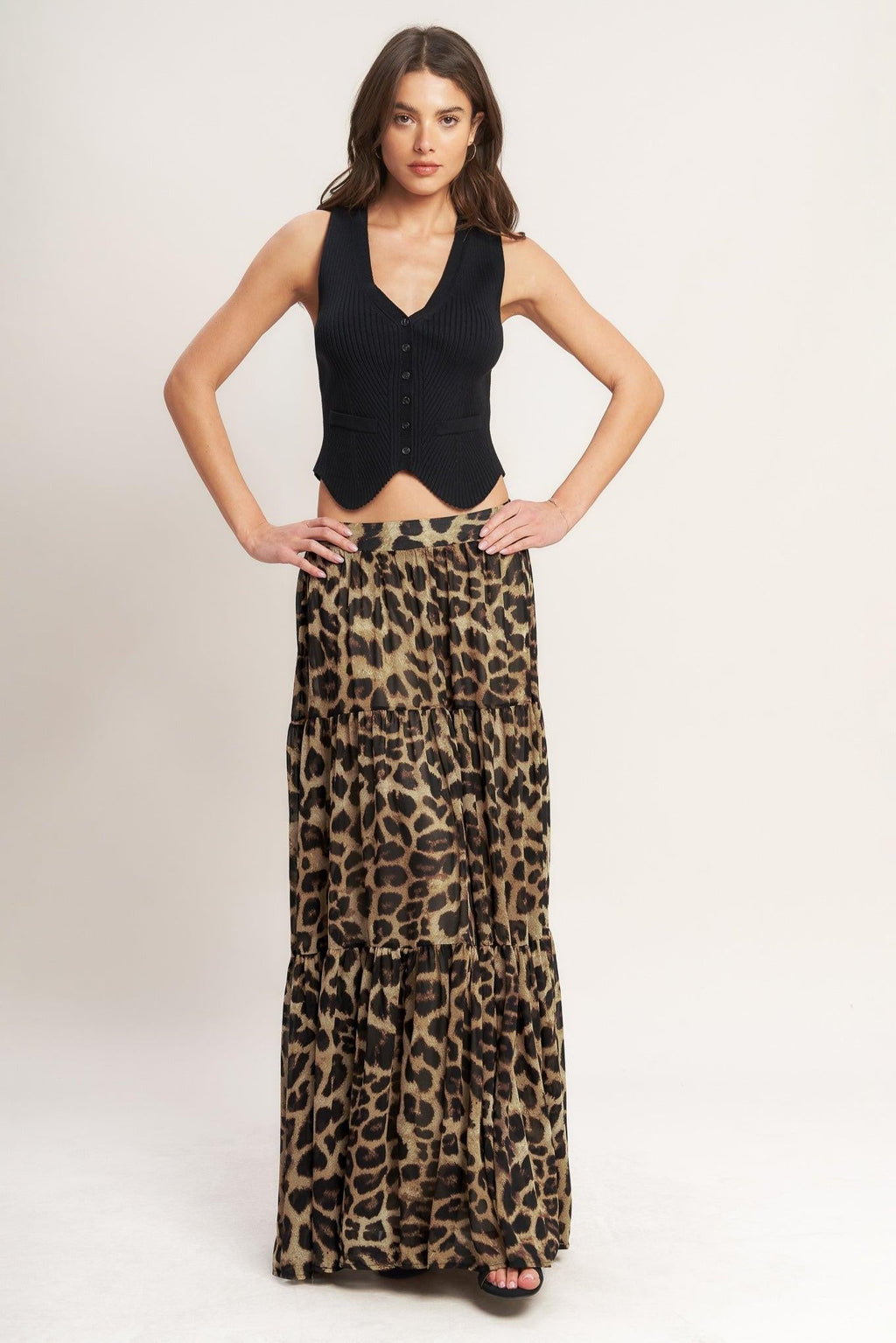 SEASONLESS STYLING WOVEN MAXI SKIRT Flying Tomato