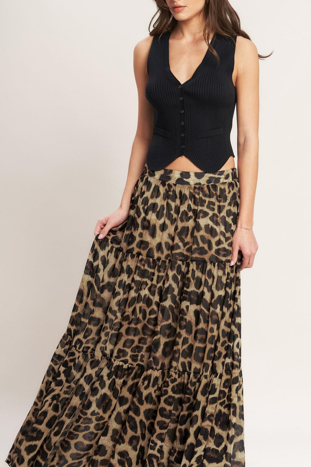 SEASONLESS STYLING WOVEN MAXI SKIRT Flying Tomato