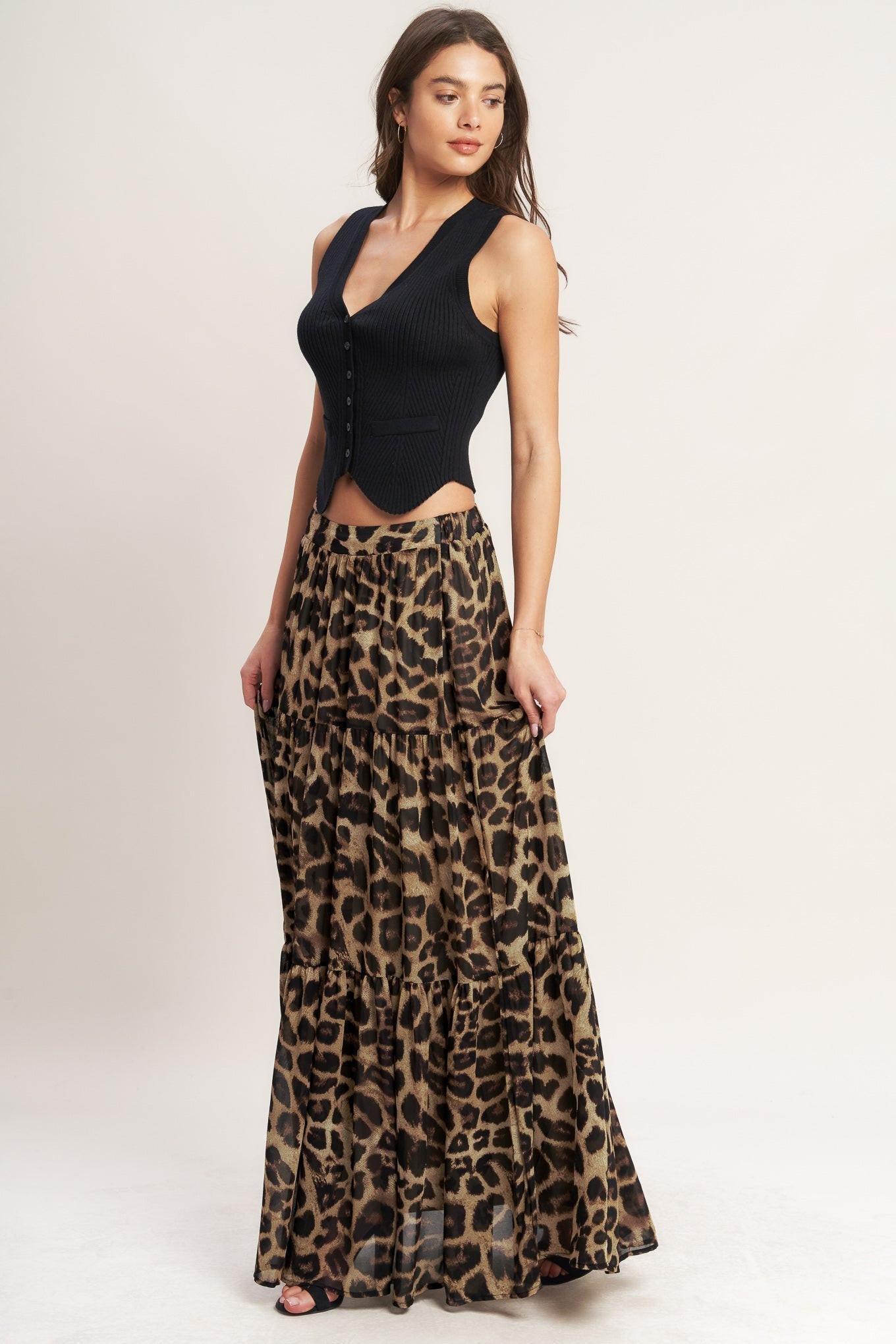SEASONLESS STYLING WOVEN MAXI SKIRT Flying Tomato