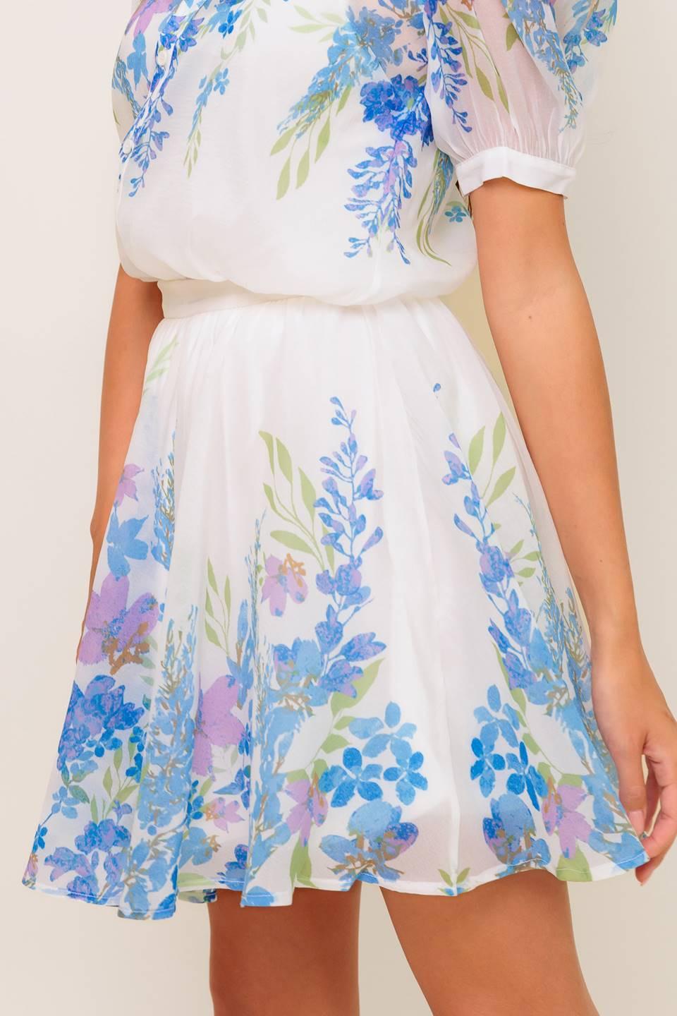 SUNSET SAIL WOVEN MINI FULL SKIRT Flying Tomato