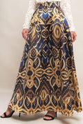 NIGHTFALL DRAPE WOVEN MAXI FULL SKIRT Flying Tomato