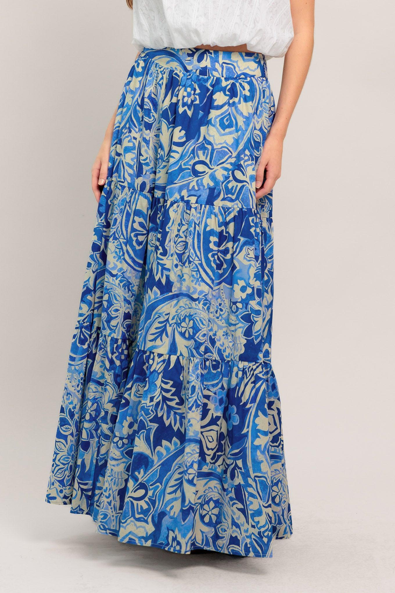 SO READY FOR A GETAWAY MAXI SKIRT Flying Tomato