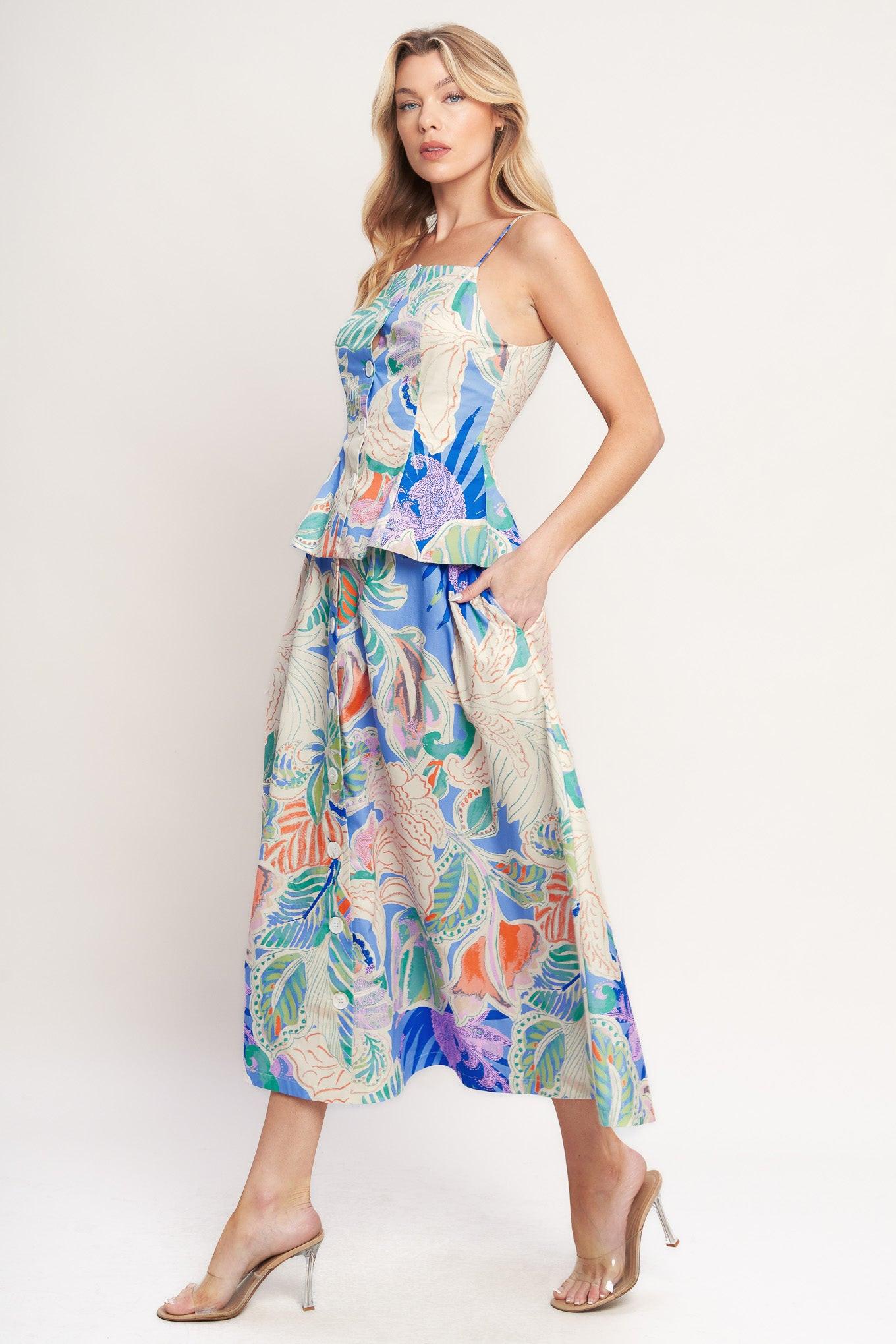 MADE FOR DAYDREAMS WOVEN FULL SKIRT Flying Tomato